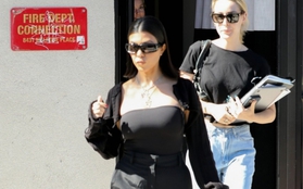 Kourtney Kardashian thanh lịch ra phố sau buổi chụp hình