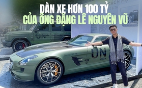 Dàn xe hơn 100 tỷ đồng của ông Đặng Lê Nguyên Vũ: Tầm cỡ thế giới, nhiều siêu phẩm độc nhất Việt Nam