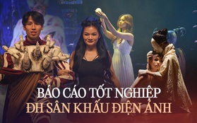 Loạt tác phẩm hóa trang nghệ thuật xịn xò như Hollywood trong lễ tốt nghiệp của sinh viên Sân khấu Điện ảnh