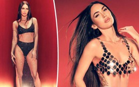 Megan Fox "cháy" với áo crop top lộ chân ngực "nóng mắt"