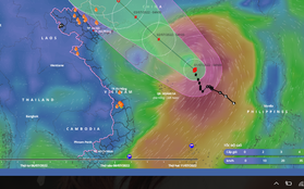 Bão số 1 cường độ mạnh, hai kịch bản có thể xảy ra