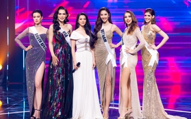 Hoàng Thùy tái hiện sân khấu Miss Universe 2019 tại "Trời sinh một cặp"