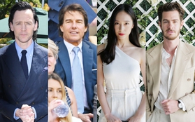 Choáng ngợp dàn siêu sao đổ bộ chung kết Wimbledon: Tom Cruise ngước nhìn Công nương Kate, Krystal tỏa sáng bên Người Nhện