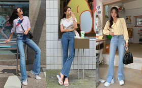 4 kiểu áo là "cạ cứng" của quần jeans ống loe, muốn có vẻ ngoài sành điệu thì bạn nên sắm gấp