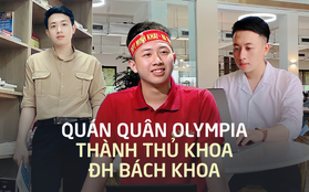 Cựu thí sinh Olympia điển trai trở thành tân thủ khoa Đại học Bách khoa, "bắn như gió" 4 ngoại ngữ và đam mê... thi thố