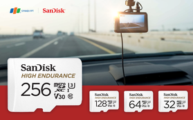 Một thẻ ghi hình cần những gì, microSD SanDisk High Endurance có hết