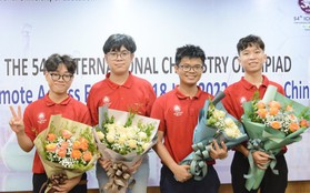 100% thí sinh Việt Nam đạt Huy chương vàng Olympic Hóa học quốc tế