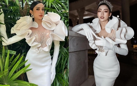 Mặc lại váy 3D của Lương Thùy Linh, Á hậu chuyển giới Lương Mỹ Kỳ khoe nhan sắc lộng lẫy