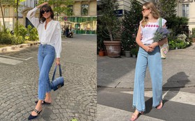 5 kiểu quần jeans phụ nữ Pháp hay diện nhất vì siêu tôn dáng