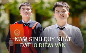 Nam sinh duy nhất đạt điểm 10 môn Văn với phương pháp học tập có 1-0-2