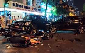 Hà Nội: Một người tử vong sau tai nạn liên hoàn giữa 4 ô tô và 6 xe máy