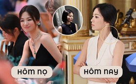 Song Hye Kyo lộ diện với nhan sắc dừ trông thấy, thân hình gầy đáng báo động ở triển lãm cao cấp chỉ sau 3 ngày đại náo Paris