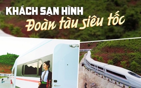 Xuất hiện khách sạn hình đoàn tàu siêu tốc ở Việt Nam, nằm ngay gần cầu kính đi bộ dài nhất thế giới