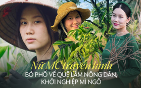 Nữ MC, diễn viên bỏ phố về quê làm "nông dân": Tạo ra những sợi mì ngô mang dấu ấn quê hương