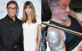 Sylvester Stallone bị vợ đệ đơn ly hôn do xăm hình thú cưng đè lên hình xăm mặt vợ