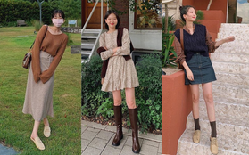 Blogger người Hàn mách bạn cách sắm đồ tông nâu ngày thu