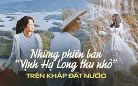 Mãn nhãn trước những cảnh đẹp được ví như “vịnh Hạ Long thu nhỏ” trên khắp đất nước