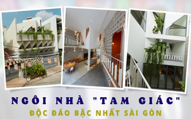 Ngôi nhà của những hình tam giác - thiết kế độc đáo trong lòng thành phố hoa lệ