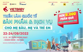 Vietbaby Fair có sự tham gia của 150 thương hiệu lớn trong ngành hàng mẹ và bé