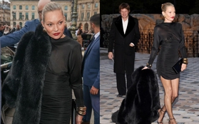 Kate Moss gặp sự cố với váy xuyên thấu