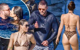 Justin Timberlake và bà xã Jessica Biel tình tứ mặn nồng ở biển