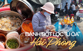 Xe bánh bột lọc chợ Đổ, Hải Phòng 3 tiếng bán hết 10.000 chiếc