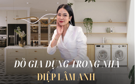 Soi đồ gia dụng trong bếp nhà Diệp Lâm Anh: Toàn món xịn xò, đỉnh nhất là chiếc tủ lạnh đông mềm giá gần 70 triệu