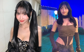 Momo (TWICE) gây sốc với vòng 1 căng tràn, diện đồ ôm sát cực "cháy" khiến netizen không thể ngồi yên