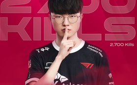 Faker tiếp tục lập kỷ lục mới, cộng đồng LMHT đồng loạt gọi tên "The GOAT"