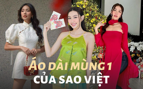 Áo dài local brand được sao Việt diện Mùng 1 Tết: thiết kế điệu đà siêu đẹp mắt, giá lại cực kỳ phải chăng