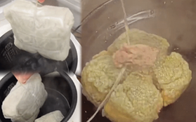 Ở nước ngoài khó mua lá dong, du học sinh Nhật sáng tạo cách nấu bánh chưng có 1-0-2