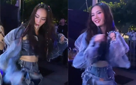 Netizen tranh cãi hình ảnh Hoa hậu Mai Phương vừa ngậm kẹo vừa nhảy: "Lần đầu thấy, nên tiết chế lại"