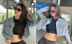 Body Á hậu Phương Nhi đạt cảnh giới mới: Crop top khoe vòng eo "thít cổ chai" chẳng thua gì idol Kpop?