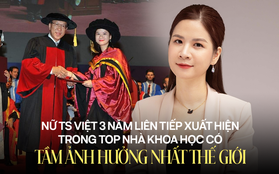 Nữ tiến sĩ Việt 3 năm liên tiếp xuất hiện trong top nhà khoa học có tầm ảnh hưởng nhất thế giới là ai?