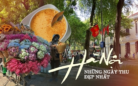 Hà Nội đang bước vào những ngày thu đẹp nhất, chỉ muốn "gói ghém" lại để không trôi qua nhanh