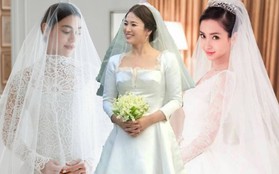 Hôn nhân 3 đại mỹ nhân châu Á diện váy cưới Dior trong đám cưới khủng: Song Hye Kyo - Angelababy “đứt gánh giữa đường”, minh tinh Thái thì sao?