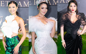Dàn Hoa hậu quốc tế đọ sắc nét căng, Trương Ngọc Ánh xuất hiện quyền lực bên 1 nhân vật tại Chung kết Miss Earth Vietnam
