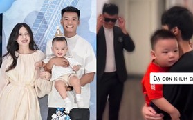 Hậu vệ tuyển Việt Nam bị con trai quên mặt sau một tuần đi thi đấu, vỡ oà hạnh phúc khi con nhận ra bố