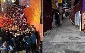 Loạt ảnh chụp Itaewon 1 năm sau vụ giẫm đạp kinh hoàng: Đường phố vắng lặng, con hẻm thảm kịch giờ ra sao?