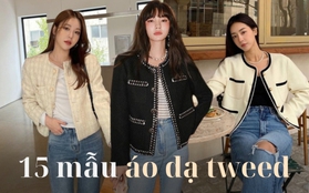 15 mẫu áo vải tweed giúp bạn trông sang chảnh hết nấc ngay khi diện lên