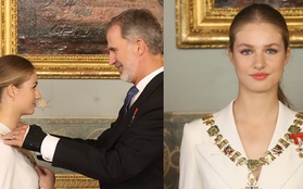 "Nàng công chúa đẹp nhất châu Âu" chính thức thành người kế vị ngai vàng Tây Ban Nha, xinh đẹp rạng ngời ở tuổi 18