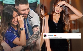 Bà xã khoe quà nhận được từ Victoria Beckham, Messi có phản ứng đập tan tin đồn khủng hoảng hôn nhân