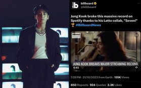 Bị fan chỉ trích "phân biệt nghệ sĩ châu Á" với Jung Kook, Billboard có động thái gây xôn xao
