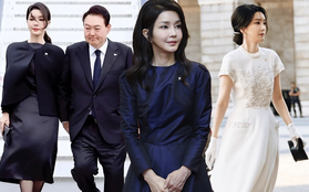 Đệ nhất phu nhân Hàn Quốc gây ấn tượng với style sang trọng, thanh lịch, khó bị “lép vế” dù đứng cạnh ai
