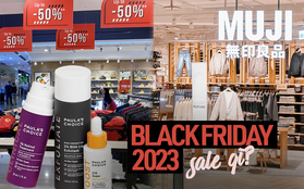 BLACK FRIDAY quá đã: MUJI giảm nửa giá, local brand sale đến 70%, FILA và Sulwhasoo mua 1 tặng 1