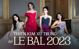 Thiên kim xứ Trung tại Le Bal 2023 "gây sốt" MXH: Diện toàn đồ Haute Couture, nhìn sang gia thế mới thực sự choáng