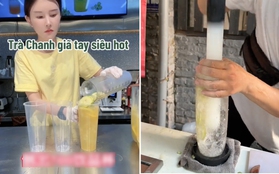 Trà chanh giã tay trở thành "trend" tại Trung Quốc và bắt đầu thu hút ở Việt Nam, có gì mới trong món đồ uống này?