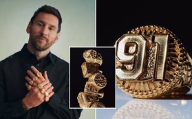 Ngôi sao Lionel Messi và bí mật ẩn giấu đằng sau 8 chiếc nhẫn vàng "độc nhất vô nhị"