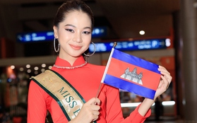 Dàn thí sinh Miss Earth 2023 diện áo dài khi đến Việt Nam