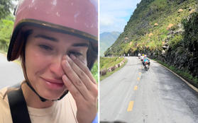 Cô gái Tây bật khóc trên đường đèo Hà Giang vì một lý do đặc biệt, nói rằng đã gặp "những người tử tế nhất"